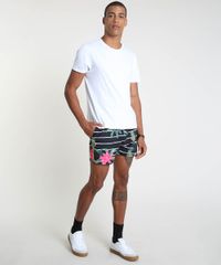 Short-Masculino-Listrado-Estampado-Floral-com-Bolsos-Preto-9863748-Preto_3