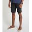 Bermuda-Masculina-Reta-com-Bolsos-Cinza-Mescla-Escuro-9896849-Cinza_Mescla_Escuro_1