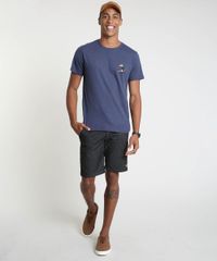 Bermuda-Masculina-Reta-com-Bolsos-Cinza-Mescla-Escuro-9896849-Cinza_Mescla_Escuro_3