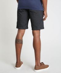 Bermuda-Masculina-Reta-com-Bolsos-Cinza-Mescla-Escuro-9896849-Cinza_Mescla_Escuro_4
