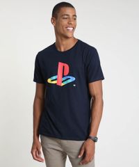 Camiseta-Masculina-Playstation-Manga-Curta-Gola-Careca-Azul-Marinho-9902064-Azul_Marinho_1