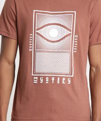 Camiseta-Masculina--Mistery--Manga-Curta-Gola-Careca-Marrom-9887605-Marrom_4