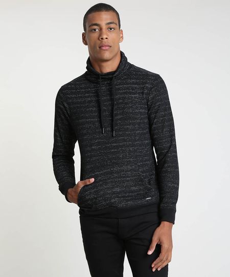 Blusao-Masculino-em-Moletom-Felpado-com-Bolso-Gola-Alta-Preto-9783882-Preto_1 Blusao-Masculino-em-Moletom-Felpado-com-Bolso-Gola-Alta-Preto-9783882-Preto_1