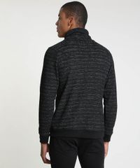 Blusao-Masculino-em-Moletom-Felpado-com-Bolso-Gola-Alta-Preto-9783882-Preto_2