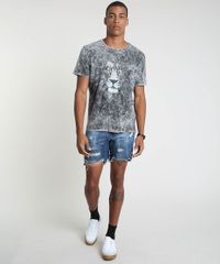 Camiseta-Masculina-Leao-Manga-Curta-Gola-Careca-Preta-9847799-Preto_3