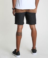 Bermuda-de-Sarja-Masculina-Reta-com-Bolsos-Caramelo-9880082-Caramelo_4