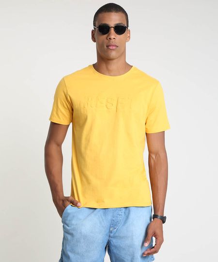 Camiseta-Masculina--Reset--Manga-Curta-Gola-Careca-Mostarda-9873514-Mostarda_1 Camiseta-Masculina--Reset--Manga-Curta-Gola-Careca-Mostarda-9873514-Mostarda_1