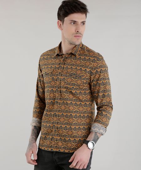 Camisa-Estampada-Etnica-Marrom-8448825-Marrom_1