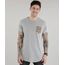 Camiseta-Longa-com-Animal-Print-Cinza-Mescla-Claro-8587270-Cinza_Mescla_Claro_1