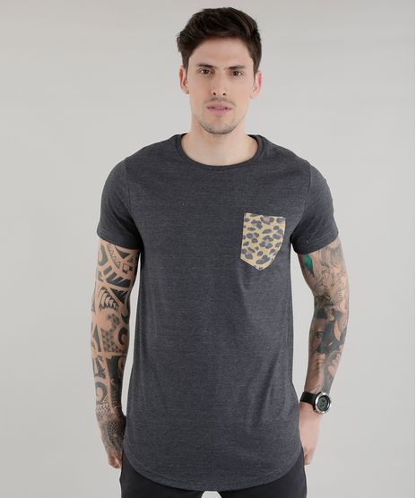 Camiseta-Longa-com-Animal-Print-Cinza-Mescla-Escuro-8587270-Cinza_Mescla_Escuro_1
