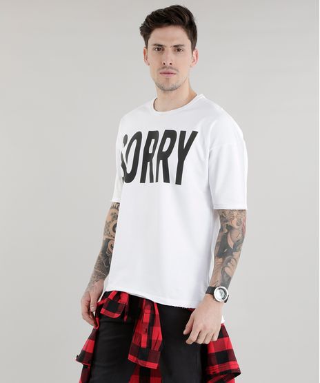 Camiseta--Sorry--em-Moletom-Branca-8587564-Branco_1