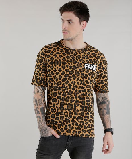 Camiseta-Longa-em-Moletom-Estampada-Animal-Print-Caramelo-8587571-Caramelo_1
