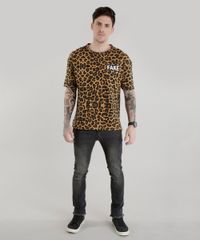 Camiseta-Longa-em-Moletom-Estampada-Animal-Print-Caramelo-8587571-Caramelo_3