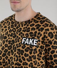 Camiseta-Longa-em-Moletom-Estampada-Animal-Print-Caramelo-8587571-Caramelo_4