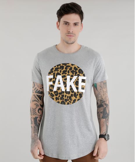Camiseta-Longa--Fake--Cinza-Mescla-Claro-8587649-Cinza_Mescla_Claro_1