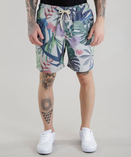 Bermuda-Relaxed-Estampada-Floral-Bege-8620380-Bege_1 Bermuda-Relaxed-Estampada-Floral-Bege-8620380-Bege_1
