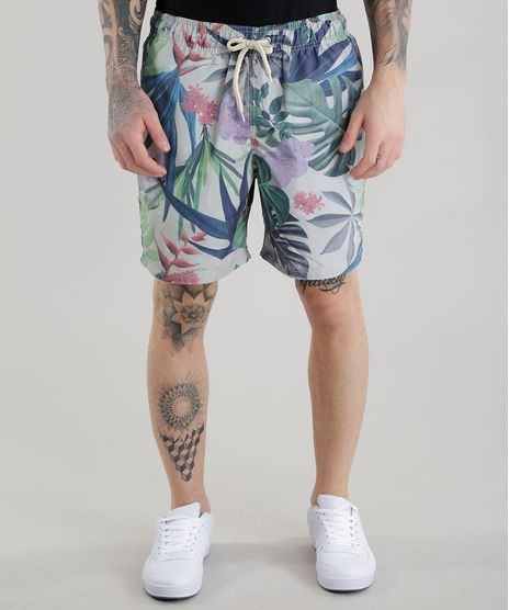 Bermuda-Relaxed-Estampada-Floral-Bege-8620380-Bege_1