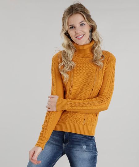 Sueter-em-Trico-Amarelo-Escuro-8489297-Amarelo_Escuro_1 Sueter-em-Trico-Amarelo-Escuro-8489297-Amarelo_Escuro_1