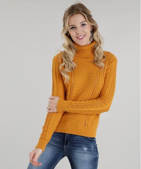 Sueter-em-Trico-Amarelo-Escuro-8489297-Amarelo_Escuro_1