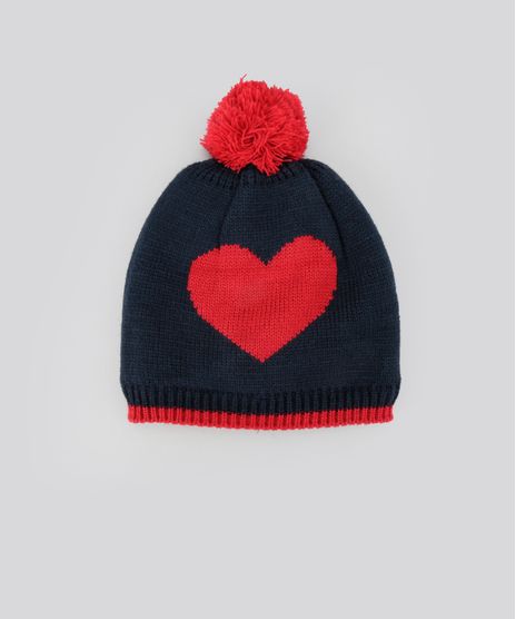 Gorro-com-Estampa-de-Coracao-em-Trico-Azul-Marinho-8490841-Azul_Marinho_1