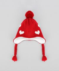 Gorro-com-Estampa-de-Coracoes-em-Trico-Vermelho-8490731-Vermelho_1