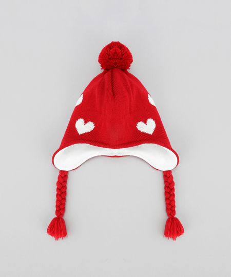 Gorro-com-Estampa-de-Coracoes-em-Trico-Vermelho-8490731-Vermelho_1 Gorro-com-Estampa-de-Coracoes-em-Trico-Vermelho-8490731-Vermelho_1
