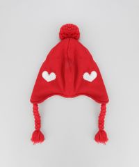 Gorro-com-Estampa-de-Coracoes-em-Trico-Vermelho-8490731-Vermelho_2