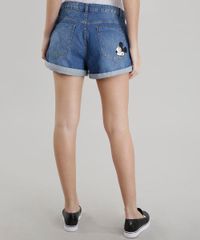 Short-Jeans-Relaxed-Mickey-com-Patchs-Azul-Escuro-8632178-Azul_Escuro_2