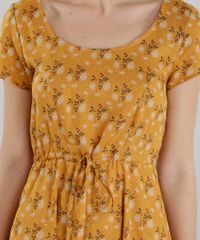 Vestido-Estampado-Floral-Amarelo-Escuro-8501285-Amarelo_Escuro_4