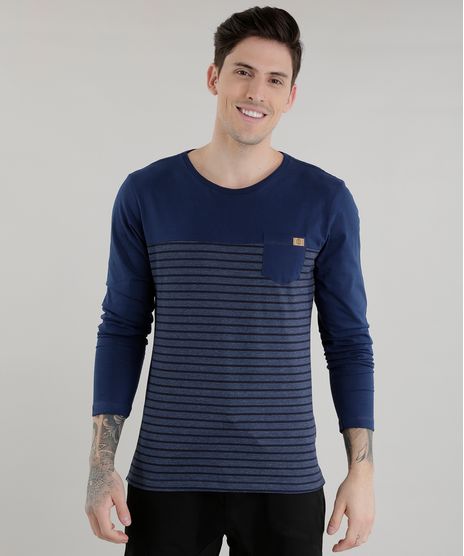 Camiseta-com-Estampa-de-Listras-Azul-Marinho-8581855-Azul_Marinho_1