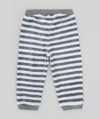 Calca-Listrada-em-Plush-de-Algodao---Sustentavel-Cinza-Mescla-Claro-8479381-Cinza_Mescla_Claro_2