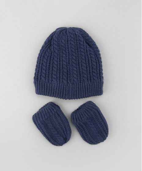 Kit-de-Gorro---Luva-em-Trico-Azul-Marinho-8489957-Azul_Marinho_1