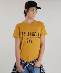 Camiseta-Longa--Los-Angeles-Call--Caramelo-8611655-Caramelo_1