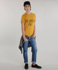 Camiseta-Longa--Los-Angeles-Call--Caramelo-8611655-Caramelo_3