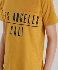 Camiseta-Longa--Los-Angeles-Call--Caramelo-8611655-Caramelo_4
