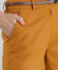Short-em-Linho-com-Cinto-Caramelo-8493876-Caramelo_4 Short-em-Linho-com-Cinto-Caramelo-8493876-Caramelo_4