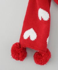 Cachecol-em-Trico-Estampado-de-Coracoes-Vermelho-8491914-Vermelho_2