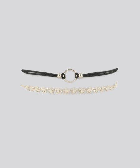 Kit-de-2-Gargantilhas-Choker-Dourado-8620426-Dourado_1