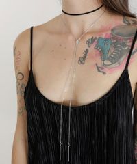 Kit-de-2-Gargantilhas-Choker-Prateado-8620430-Prateado_2