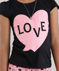 Conjunto-de-Blusa--Love--Preta---Calca-Legging-Estampada-de-Coracoes-Rosa-8604004-Rosa_4