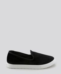 Tenis-Slip-On-Zaxy-em-Veludo-Preto-8634171-Preto_1