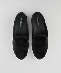 Tenis-Slip-On-Zaxy-em-Veludo-Preto-8634171-Preto_4