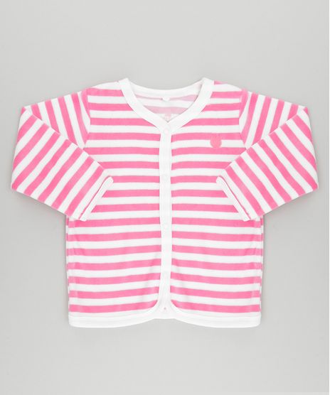 Cardigan-Listrado-em-Plush-Rosa-8479575-Rosa_1