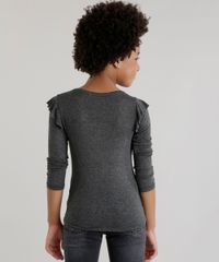 Blusa--Tres-Chic--com-Paetes-Cinza-Mescla-Escuro-8625508-Cinza_Mescla_Escuro_2