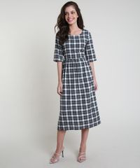 Vestido-Feminino-Mindset-Midi-Estampado-Xadrez-Manga-Curta-Chumbo-9946478-Chumbo_3 Vestido-Feminino-Mindset-Midi-Estampado-Xadrez-Manga-Curta-Chumbo-9946478-Chumbo_3