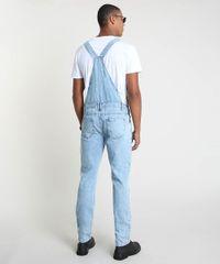 Macacao-Jeans-Masculino-Slim-com-Bolsos-Azul-Claro-9907080-Azul_Claro_2