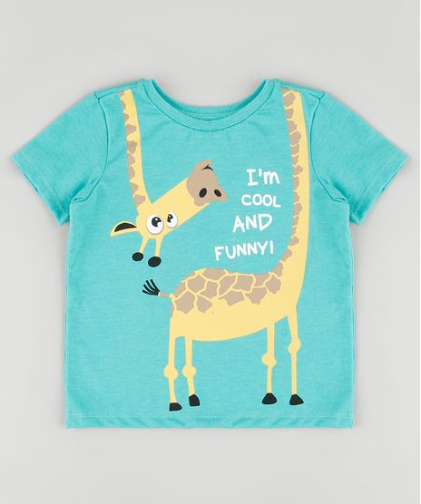 Camiseta-Infantil-Girafa-Manga-Curta-Verde-9129206-Verde_1