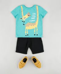 Camiseta-Infantil-Girafa-Manga-Curta-Verde-9129206-Verde_3