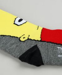 Meia-Masculina-Bart-Simpson-Cano-Alto-Cinza-Mescla-Escuro-9787884-Cinza_Mescla_Escuro_2