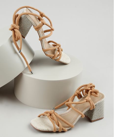 Sandalia-Feminina-Oneself-Salto-Quadrado-Medio-com-Corda-e-Lurex-Caramelo-9791568-Caramelo_1